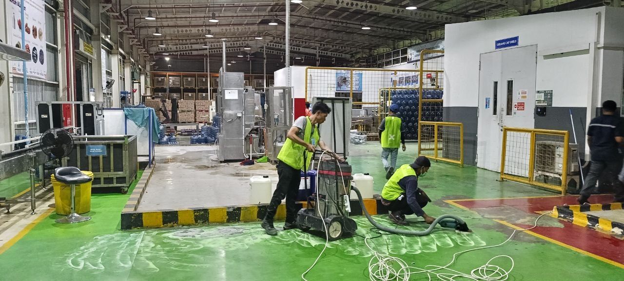 Aplikasi epoxy & finishing