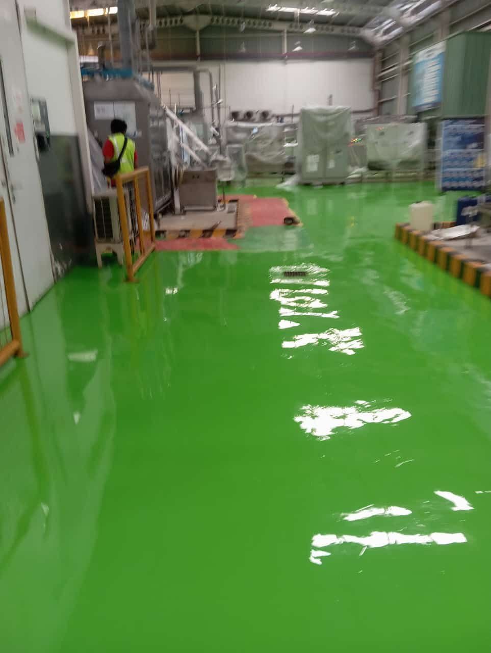 Aplikasi epoxy & finishing