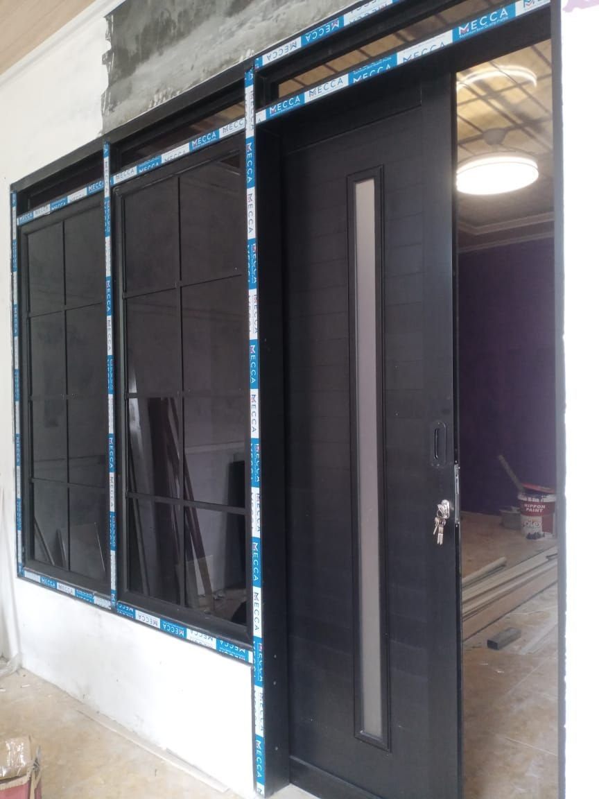 Pekerjaan aluminium & finishing
